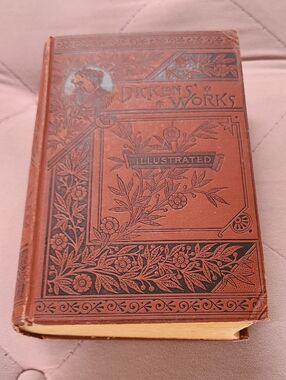 Charles Dickens Works - Illustrated Decorative Hardcover in Brown